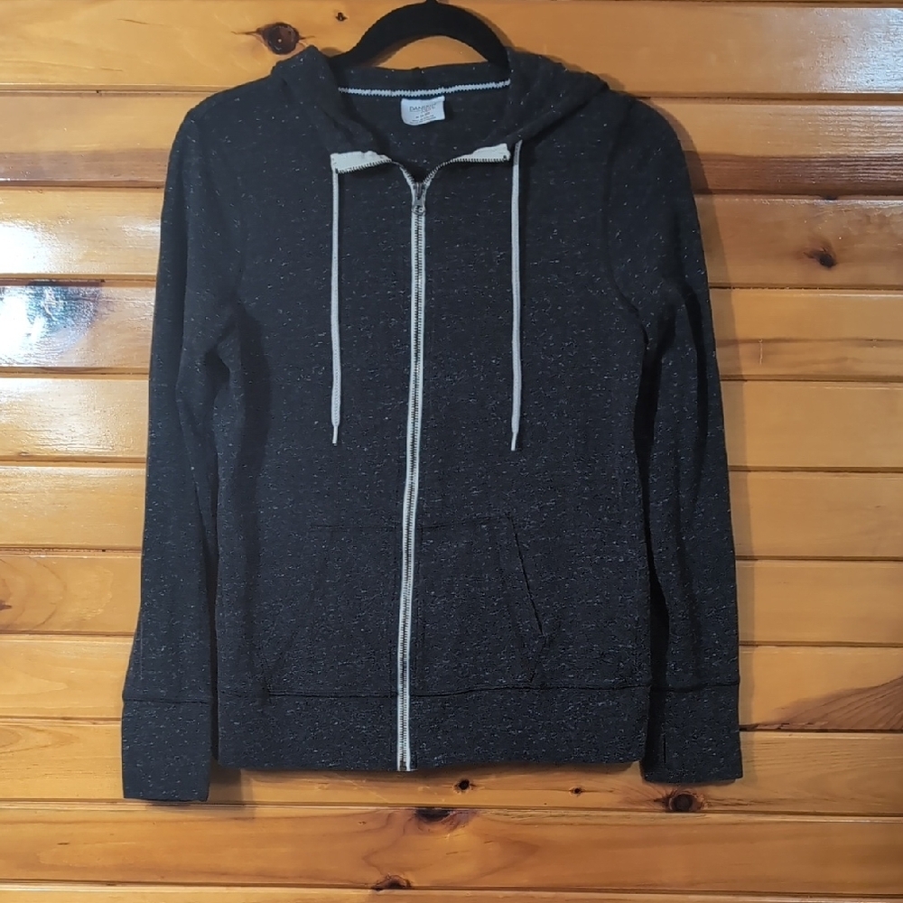 Danskin Now Dark Gray Zip-Up Hoodie